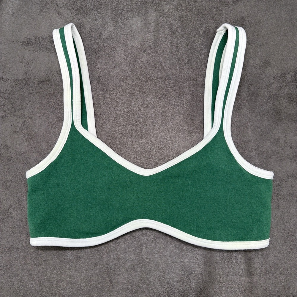 Free People Green Duet Mini Bra Top Size XS/S